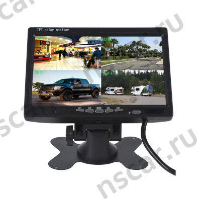 Монитор NSCAR 7.0 (7") ver.02 (4 видеовхода) - ООО "Где Авто"
