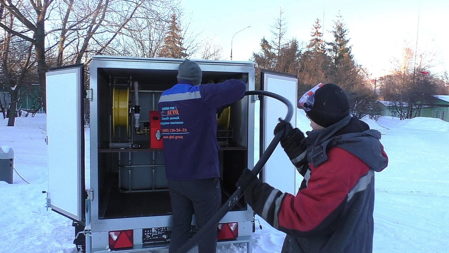 Изготовление мобильной тарировочной станции на 1 м3 на базе прицепа "ИСТОК"