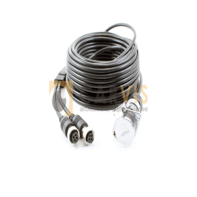 Кабель 2×4pin(мама) — 2×4pin(папа) спиральный 6м - ООО "Где Авто"